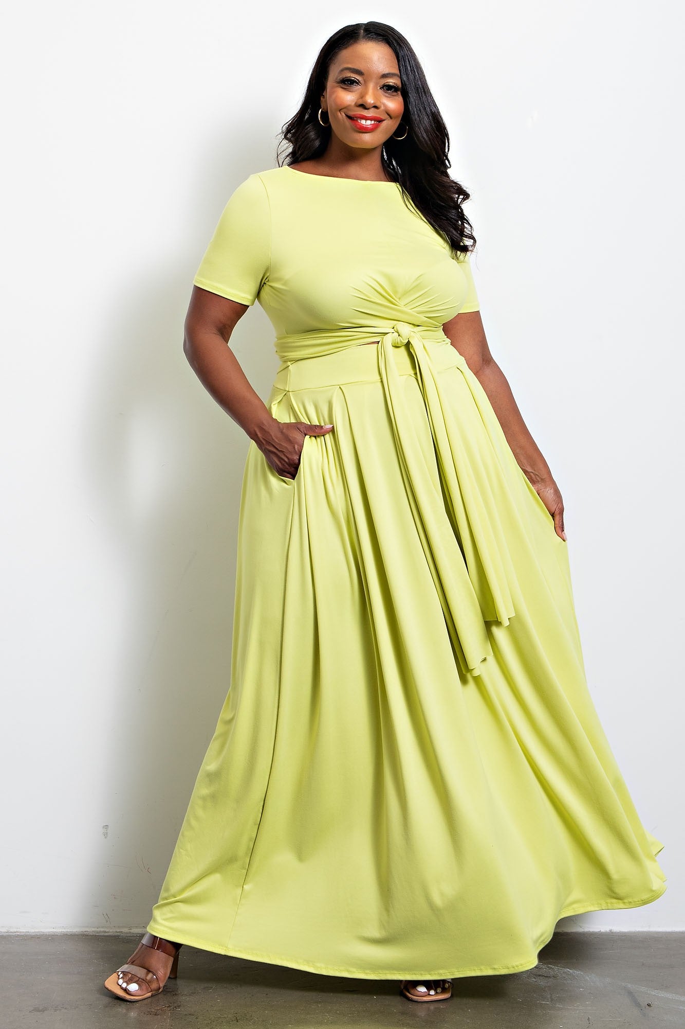 Angel in Disguise Wrapped Two-Piece Set