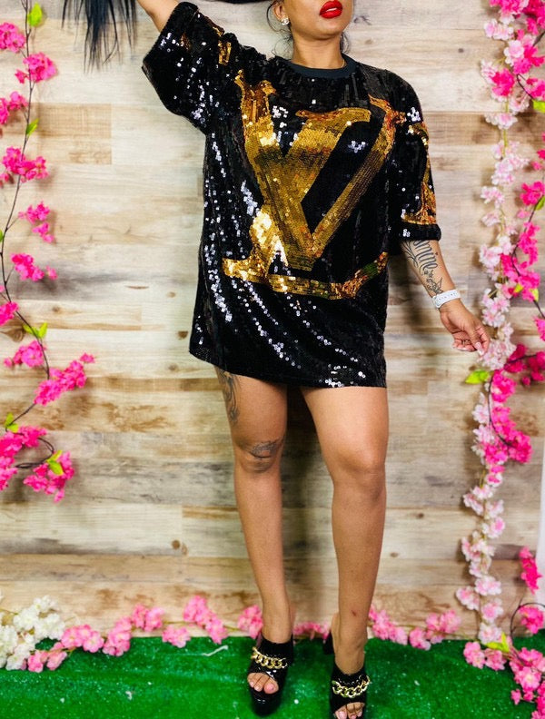 Luxe Sequin Dress